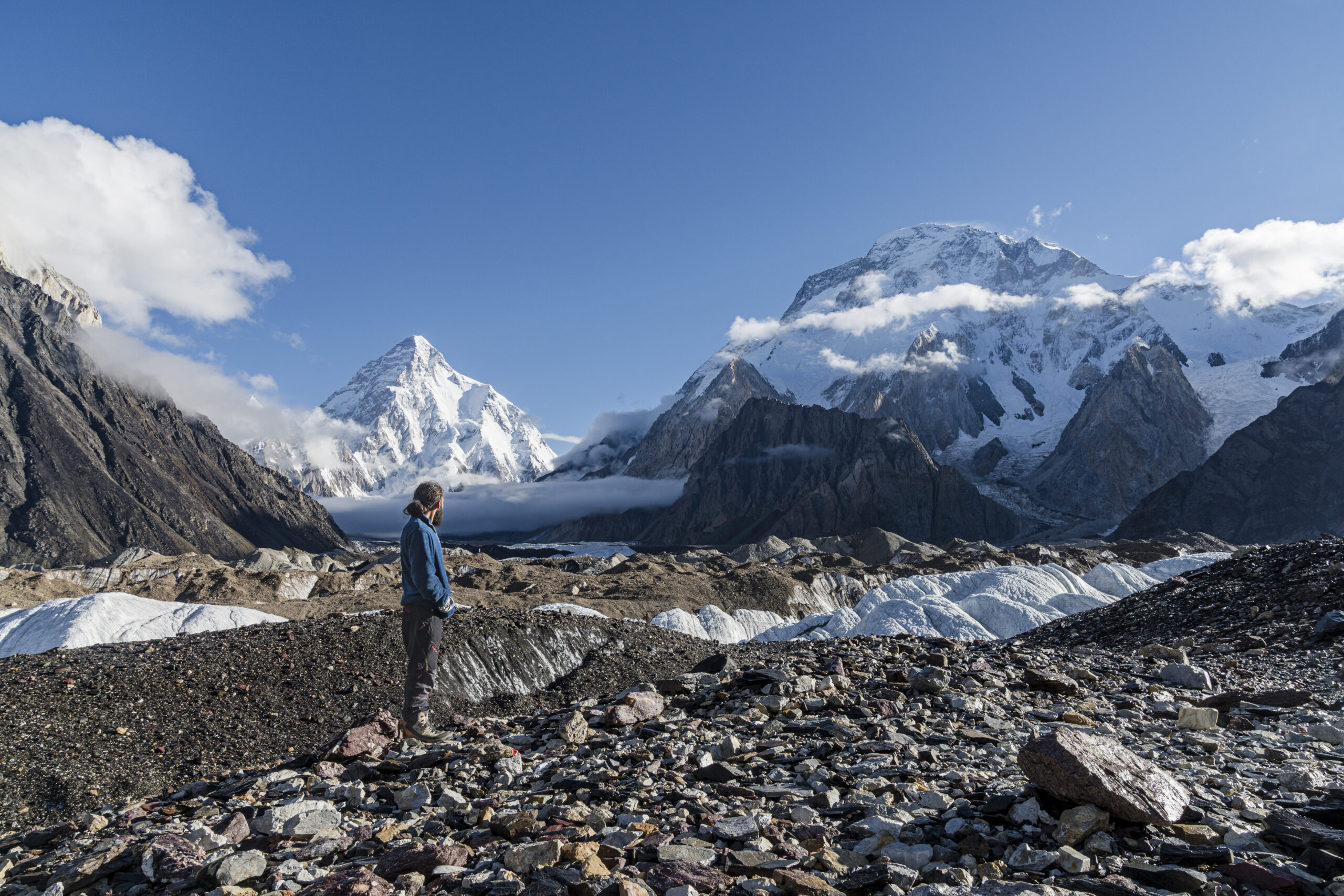 K2 view from Concordia campsite - Trekking with Beyond the Wonderland - small group - high quality and service