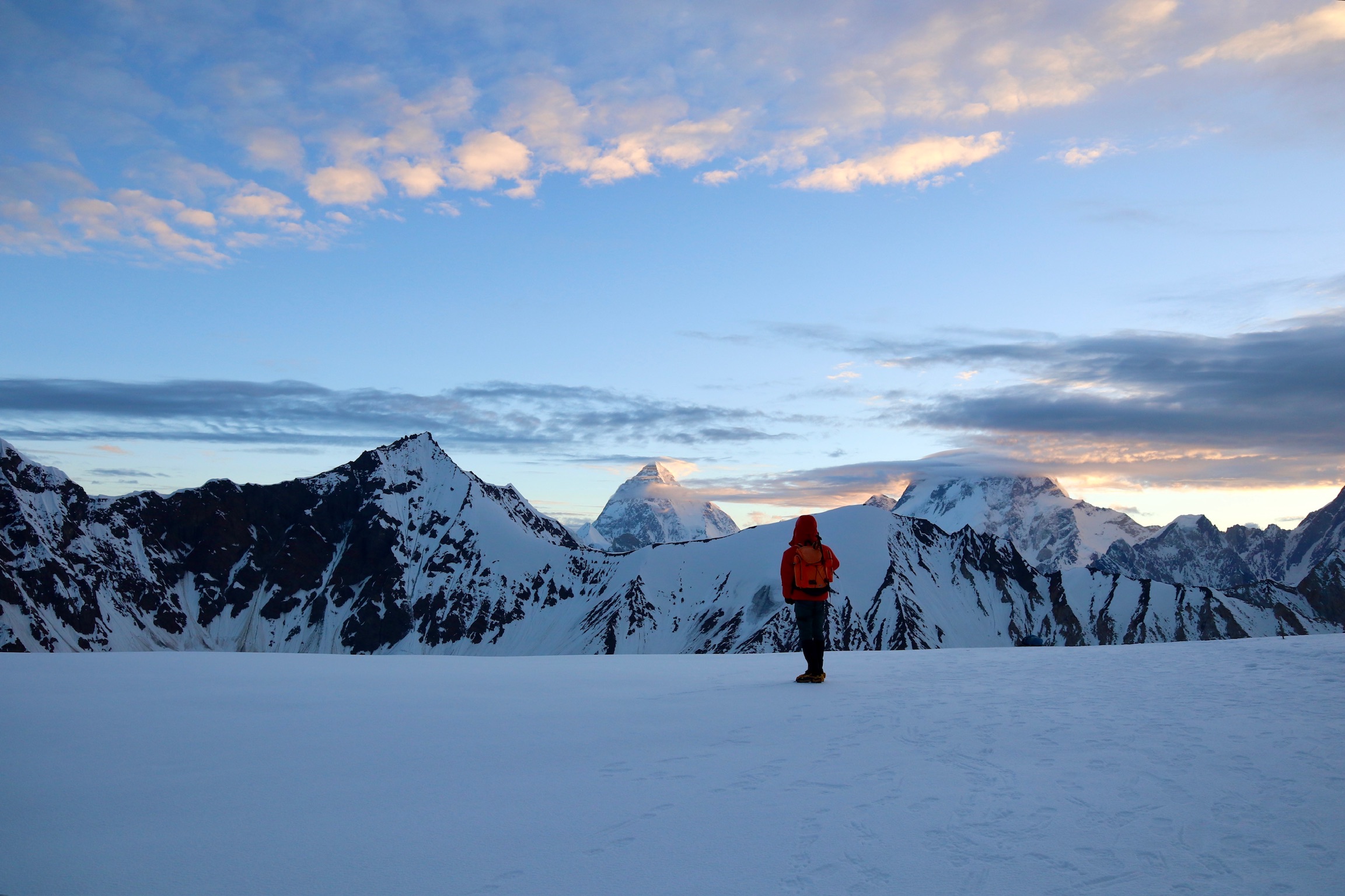 K2 depuis le col Gondogoro La — Karakoram Pakistan