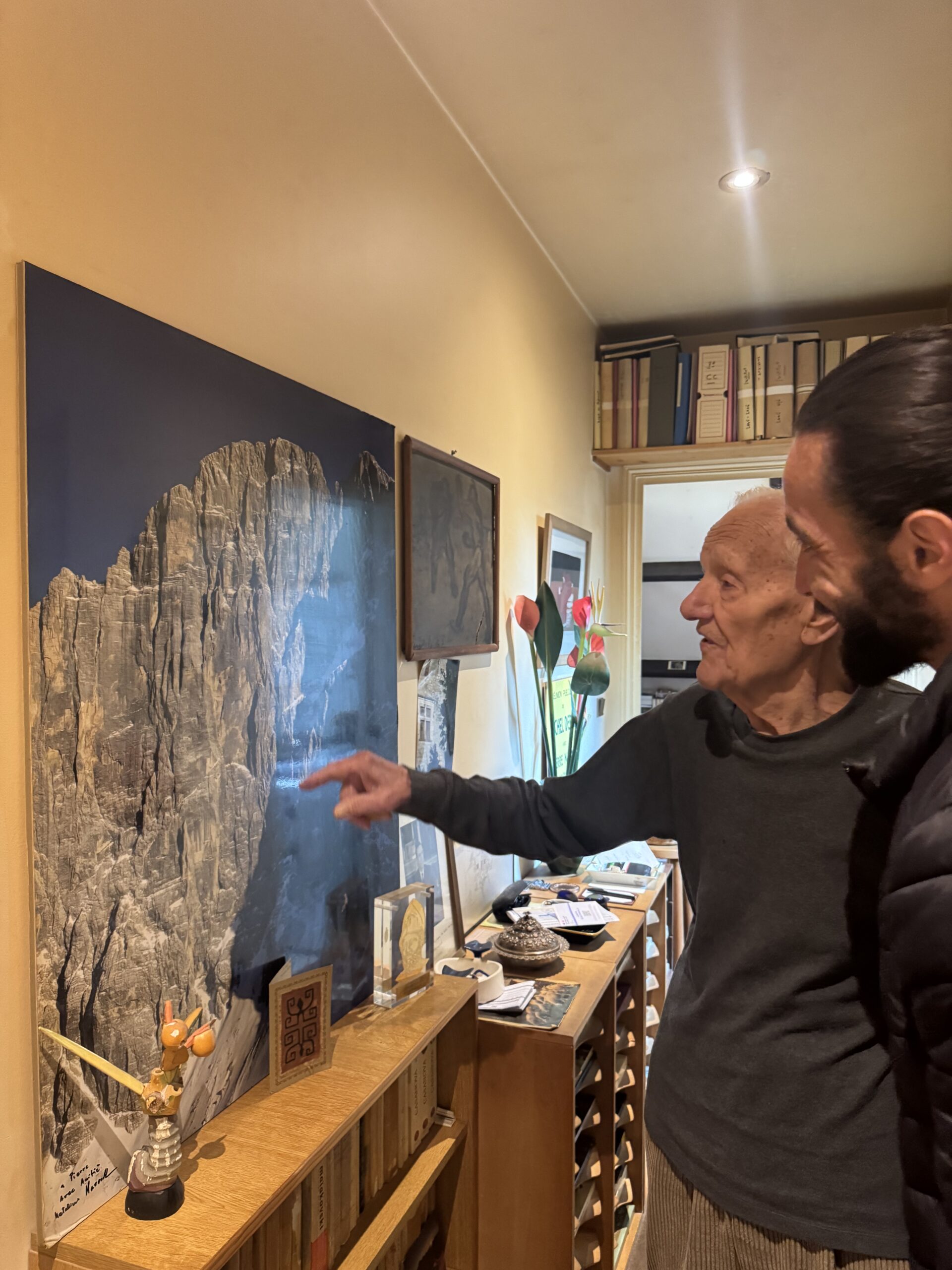 Nawaz avec Pierre Mazeaud — expédition Nanga Parbat Karakoram